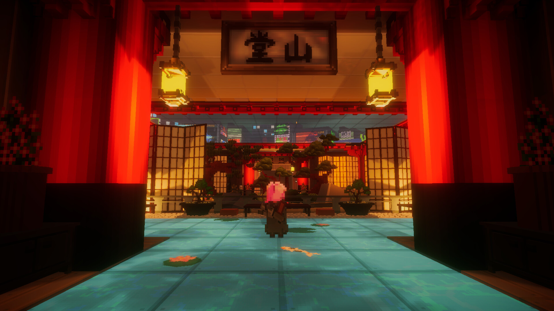 Overdawn screenshot of the Doyama lobby